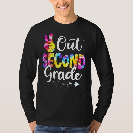 Afgelopen schooldag het Afstuderen van de tweede k T-shirt (Voorkant)