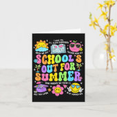Afgelopen schooldag in het zomerAfstuderen Kaart (Gele Bloem)