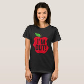 Afgelopen schoolzomerpauze t-shirt (Voorkant volledig)