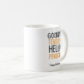 Afgelopen spanning hallo pensioen Fun Gifts mok (Voorkant rechts)