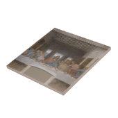 Afgelopen Supper Leonardo Da Vinci schilderen Tegeltje (Zijkant)