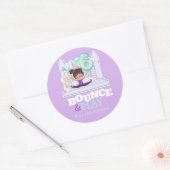 Afgelopen zaterdag ronde sticker (Envelop)