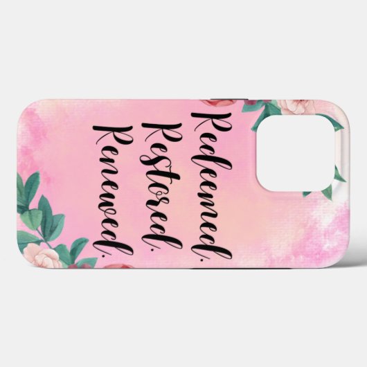 Afgelost. Opnieuw ingesteld. Vernieuwde iPhone/iPa Case-Mate iPhone Case (Achterkant (horizontaal))