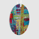 Afgeloste acrylversiering ornament (voorkant)