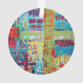 Afgeloste acrylversiering ornament (achterkant)