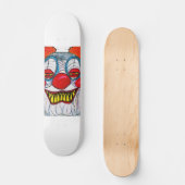 AFGEMAAKT CLOWN skateboard (Voorkant)
