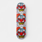 AFGEMAAKT CLOWN skateboard (Voorkant)