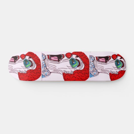 AFGEMAAKT CLOWN skateboard (Horizontaal)