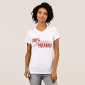 Afgemeten Humor | Aanwezig v Voorbereid | Licht T-shirt (Voorkant volledig)
