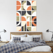 Afgemeten Ritme Canvas Afdruk (Insitu (Slaapkamer))