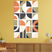 Afgemeten Ritme Canvas Afdruk (Insitu (Woonkamer))