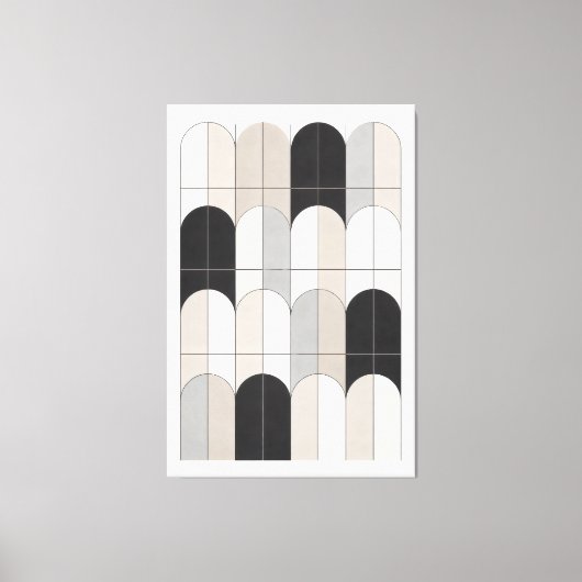 Afgemeten Stilte Canvas Afdruk (Voorkant)