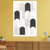 Afgemeten Stilte Canvas Afdruk (Insitu (Woonkamer))