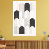 Afgemeten Stilte Canvas Afdruk (Insitu (Woonkamer))