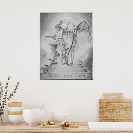 Afgeroepen van Labour Poster (Keuken)