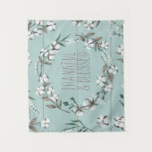 Afgerold VI-mint | Thankful & Blessed Wandkleed (Voorkant)