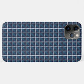 Afgerond blauw compartimentontwerp Case-Mate iPhone case (Achterkant (horizontaal))