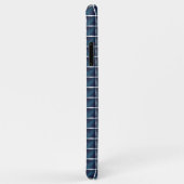 Afgerond blauw compartimentontwerp Case-Mate iPhone case (Achterkant/rechts)