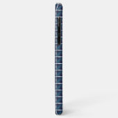 Afgerond blauw compartimentontwerp Case-Mate iPhone case (Achterkant/links)