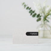 Afgerond Label - Canvas (Staand voorkant)