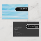 Afgerond Label - Golfblauw (Voorkant / Achterkant)