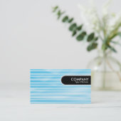 Afgerond Label - Golfblauw (Staand voorkant)