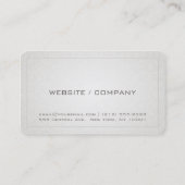 Afgerond Professioneel Aangepast Monogram Blauw Ac Visitekaartje (Achterkant)