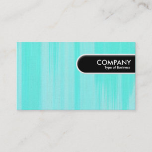 Afgerond Rand Label - Turquoise geschilderd doek