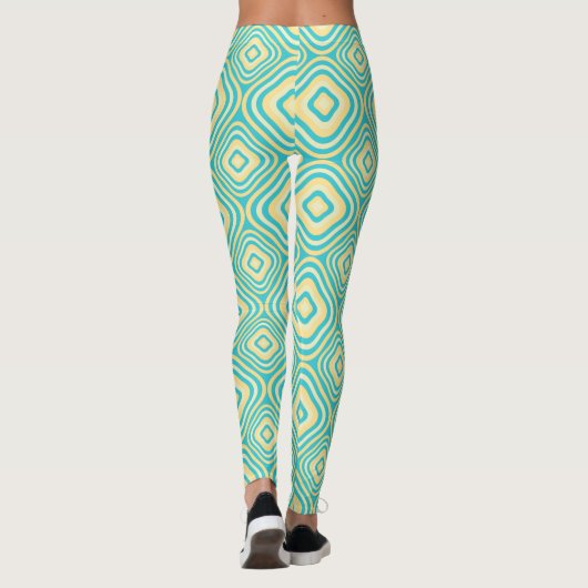 Afgerond retro leggings (Achterkant)