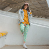 Afgerond retro leggings