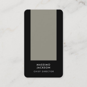 Afgeronde Hoek Vertical Minimalistisch Eenvoudig M Visitekaartje