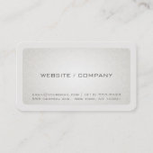 Afgeronde hoeken Aangepast professioneel monogram Visitekaartje (Achterkant)