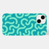 Afgeronde lijnen Naadloze patronen Case-Mate iPhone Case (Achterkant (horizontaal))