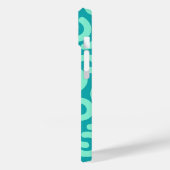 Afgeronde lijnen Naadloze patronen Case-Mate iPhone Case (Achterkant / Links)
