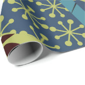 Afgeronde moderne rechthoeken uit het midden van d cadeaupapier (Rol Hoek)