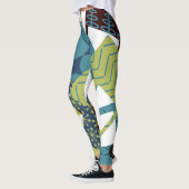 Afgeronde moderne rechthoeken uit het midden van d leggings (Links)