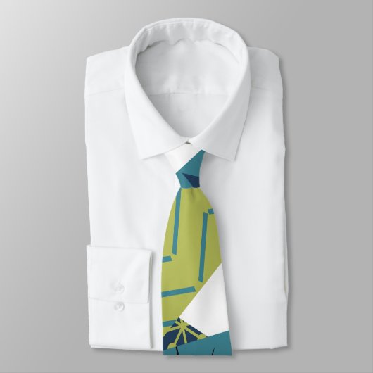 Afgeronde moderne rechthoeken uit het midden van d stropdas (Gebonden)