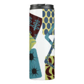 Afgeronde moderne rechthoeken uit het midden van d thermosbeker (Achterkant)