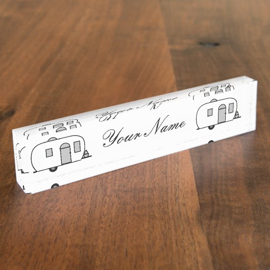 Afgeronde oplegger Thunder_Cove Naambordje (Zijkant)