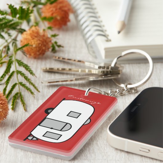 Afgeronde oplegger Thunder_Cove Sleutelhanger (Voorkant Rechts)