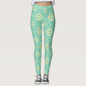 afgeronde retro leggings (Voorkant)