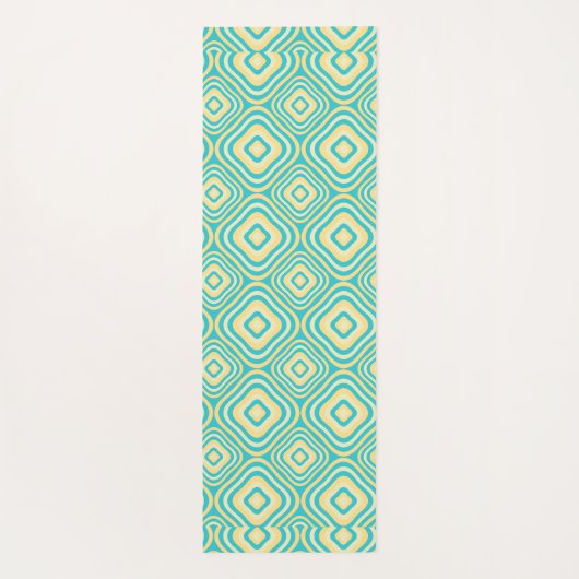 afgeronde retro yogamat (Achterkant)