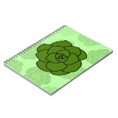 Afgeronde Succulent Notitieboek (Linkerzijde)