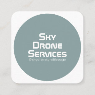 Afgeronde tech inspiratie cover groen wit vierkante visitekaartje