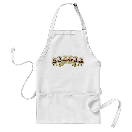 Afgescheiden, Behead, DIed... Wiven van Henry VIII Standaard Schort (Voorkant)