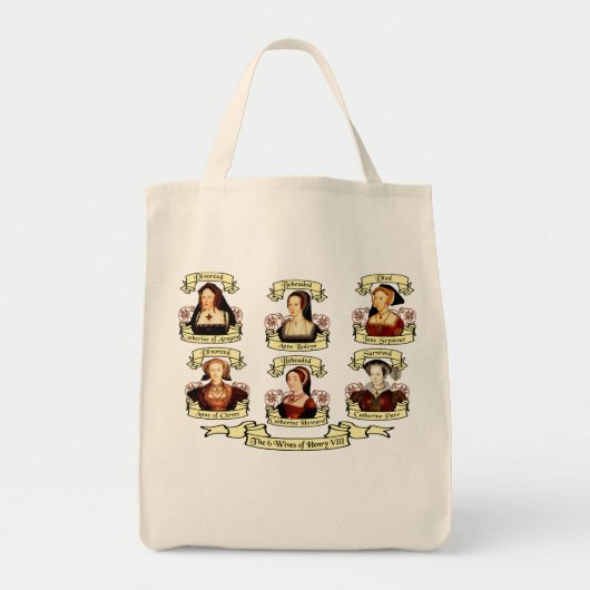 Afgescheiden, Behead, DIed... Wiven van Henry VIII Tote Bag (Voorkant)