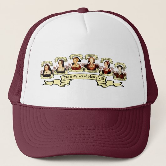 Afgescheiden, Behead, DIed. Wiven van Henry VIII Trucker Pet (Voorkant)
