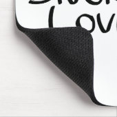 Afgescheiden en liefhebbend muismat (Hoek)