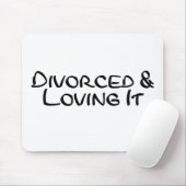 Afgescheiden en liefhebbend muismat (Met muis)