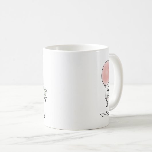 Afgescheids Geschenk Persoonlijk Mooie Voor Vrouw Koffiemok (Voorkant rechts)